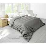 Casa si Gradina - Textile si covoare - Perne si pilote - Pilote - Pilota Alcam Damasc Grey 180x200 cm, umplutura cu bambus, 300 g/mp - Infinity.ro
