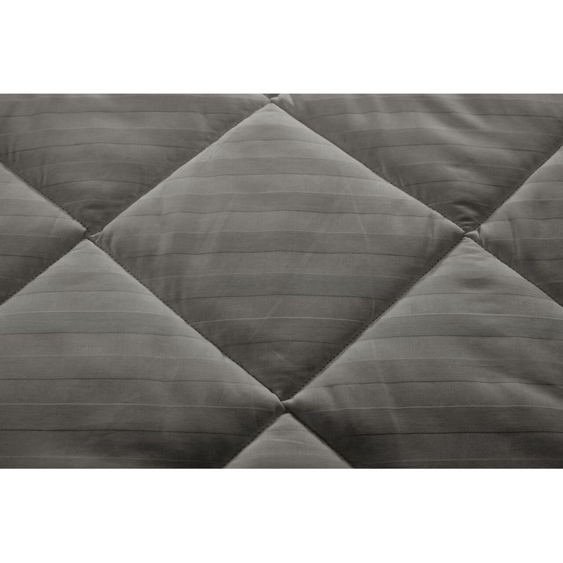 Casa si Gradina - Textile si covoare - Perne si pilote - Pilote - Pilota Alcam Damasc Grey 180x200 cm, umplutura cu bambus, 300 g/mp - Infinity.ro