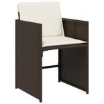 Casa si Gradina - Gradina si terasa - Mobilier exterior - Seturi mobila gradina - Set mobilier de gradina cu perne, 15 piese, maro, poliratan - Infinity.ro