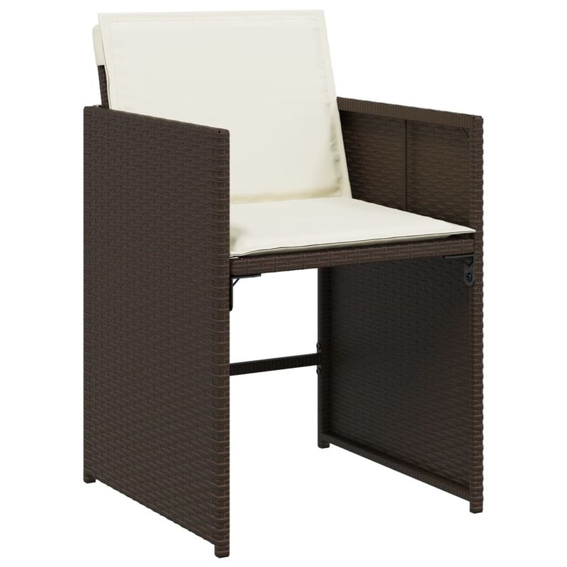 Casa si Gradina - Gradina si terasa - Mobilier exterior - Seturi mobila gradina - Set mobilier de gradina cu perne, 15 piese, maro, poliratan - Infinity.ro