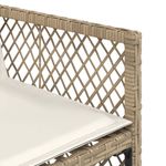 Casa si Gradina - Gradina si terasa - Mobilier exterior - Seturi mobila gradina - Set de masa pentru gradina, 7 piese, cu perne, bej, poliratan - Infinity.ro
