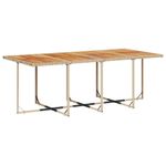 Casa si Gradina - Gradina si terasa - Mobilier exterior - Seturi mobila gradina - Set de masa pentru gradina, 9 piese, cu perne, bej, poliratan - Infinity.ro