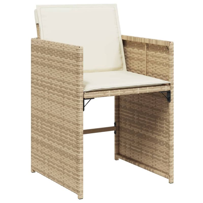 Casa si Gradina - Gradina si terasa - Mobilier exterior - Seturi mobila gradina - Set mobilier de gradina cu perne, 11 piese, bej, poliratan - Infinity.ro