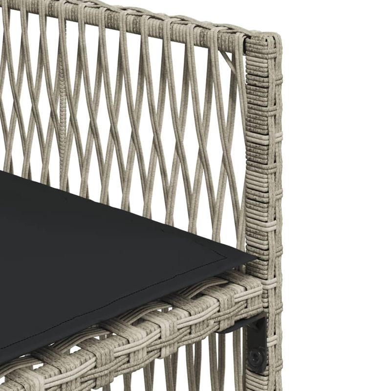 Casa si Gradina - Gradina si terasa - Mobilier exterior - Seturi mobila gradina - Set mobilier de gradina cu perne 13 piese gri deschis poliratan - Infinity.ro