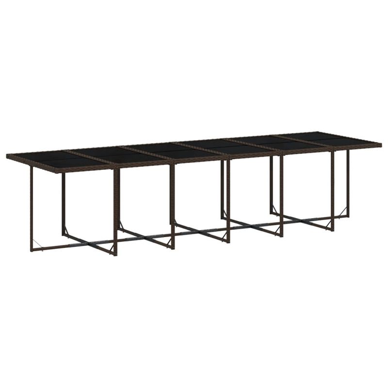 Casa si Gradina - Gradina si terasa - Mobilier exterior - Seturi mobila gradina - Set mobilier de gradina cu perne, 17 piese, maro, poliratan - Infinity.ro