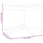 Casa si Gradina - Mobilier - Scaune si fotolii - Fotolii - Fotoliu de relaxare cu taburet, verde inchis, catifea - Infinity.ro