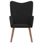 Casa si Gradina - Mobilier - Scaune si fotolii - Fotolii - Fotoliu de relaxare, negru, catifea si PVC - Infinity.ro