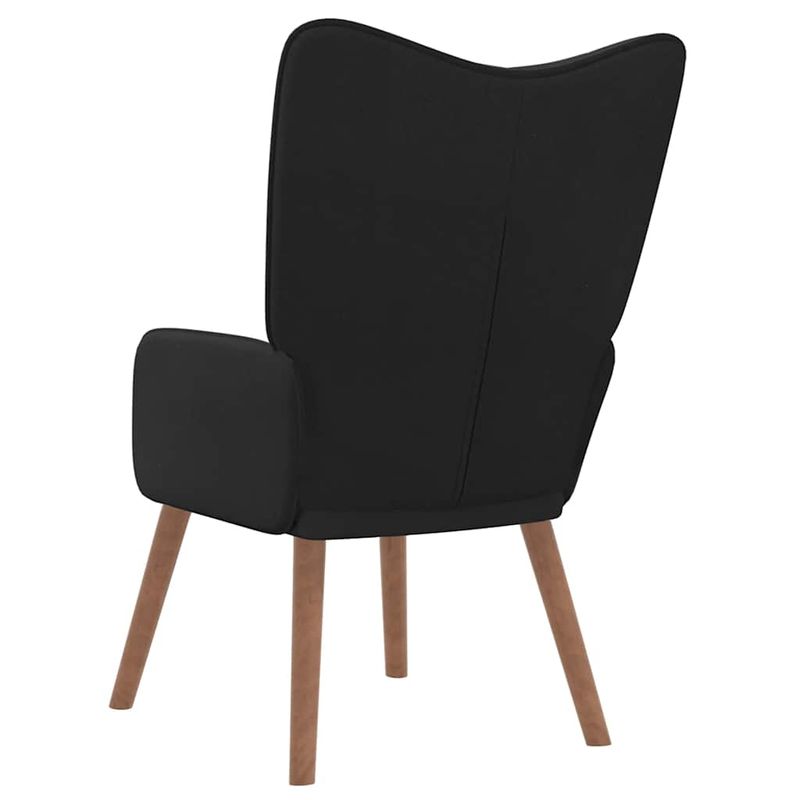 Casa si Gradina - Mobilier - Scaune si fotolii - Fotolii - Fotoliu de relaxare, negru, catifea si PVC - Infinity.ro
