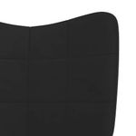 Casa si Gradina - Mobilier - Scaune si fotolii - Fotolii - Fotoliu de relaxare, negru, catifea si PVC - Infinity.ro
