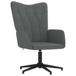 Casa si Gradina - Mobilier - Scaune si fotolii - Fotolii - Fotoliu de relaxare, gri inchis, material textil - Infinity.ro