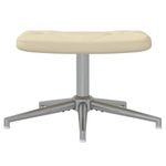 Casa si Gradina - Mobilier - Scaune si fotolii - Fotolii - Fotoliu de relaxare cu taburet, crem, textil - Infinity.ro