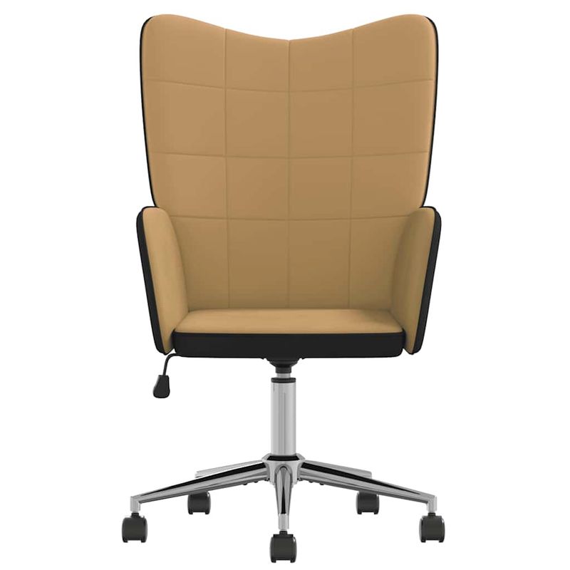 Casa si Gradina - Mobilier - Scaune si fotolii - Fotolii - Fotoliu de relaxare, maro, catifea si PVC - Infinity.ro