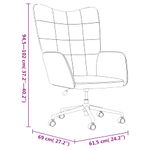 Casa si Gradina - Mobilier - Scaune si fotolii - Fotolii - Fotoliu de relaxare, maro, catifea si PVC - Infinity.ro