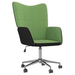 Casa si Gradina - Mobilier - Scaune si fotolii - Fotolii - Fotoliu de relaxare, verde deschis, catifea si PVC - Infinity.ro