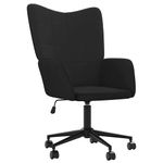 Casa si Gradina - Mobilier - Scaune si fotolii - Fotolii - Fotoliu de relaxare, negru, catifea si PVC - Infinity.ro