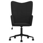 Casa si Gradina - Mobilier - Scaune si fotolii - Fotolii - Fotoliu de relaxare, negru, catifea si PVC - Infinity.ro