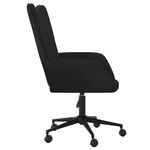 Casa si Gradina - Mobilier - Scaune si fotolii - Fotolii - Fotoliu de relaxare, negru, catifea si PVC - Infinity.ro