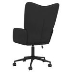Casa si Gradina - Mobilier - Scaune si fotolii - Fotolii - Fotoliu de relaxare, negru, catifea si PVC - Infinity.ro