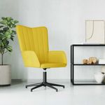 Casa si Gradina - Mobilier - Scaune si fotolii - Fotolii - Fotoliu de relaxare, galben mustar, catifea - Infinity.ro