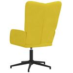 Casa si Gradina - Mobilier - Scaune si fotolii - Fotolii - Fotoliu de relaxare, galben mustar, catifea - Infinity.ro