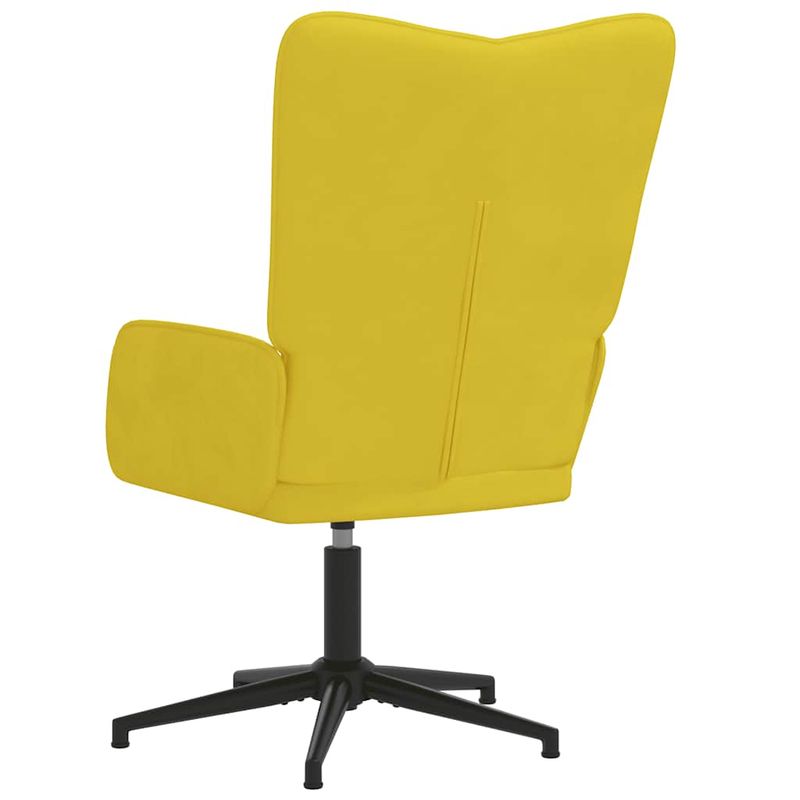 Casa si Gradina - Mobilier - Scaune si fotolii - Fotolii - Fotoliu de relaxare, galben mustar, catifea - Infinity.ro