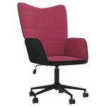 Casa si Gradina - Mobilier - Scaune si fotolii - Fotolii - Fotoliu de relaxare, rosu vin, catifea si PVC - Infinity.ro