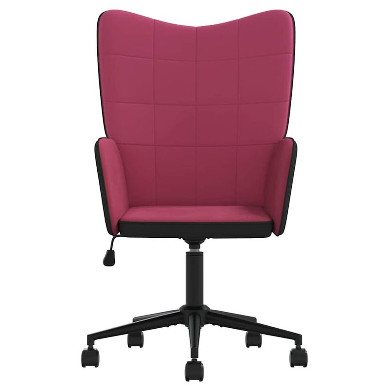 Casa si Gradina - Mobilier - Scaune si fotolii - Fotolii - Fotoliu de relaxare, rosu vin, catifea si PVC - Infinity.ro