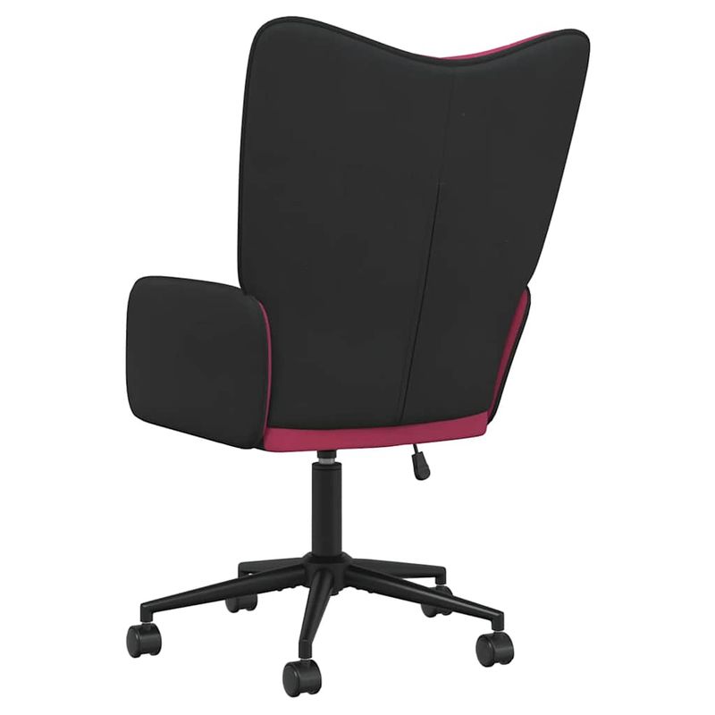 Casa si Gradina - Mobilier - Scaune si fotolii - Fotolii - Fotoliu de relaxare, rosu vin, catifea si PVC - Infinity.ro