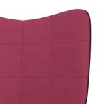 Casa si Gradina - Mobilier - Scaune si fotolii - Fotolii - Fotoliu de relaxare, rosu vin, catifea si PVC - Infinity.ro