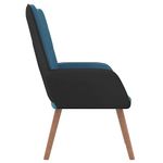 Casa si Gradina - Mobilier - Scaune si fotolii - Fotolii - Fotoliu de relaxare, albastru, catifea si PVC - Infinity.ro