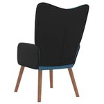 Casa si Gradina - Mobilier - Scaune si fotolii - Fotolii - Fotoliu de relaxare, albastru, catifea si PVC - Infinity.ro