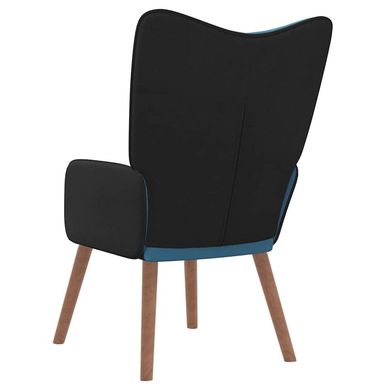 Casa si Gradina - Mobilier - Scaune si fotolii - Fotolii - Fotoliu de relaxare, albastru, catifea si PVC - Infinity.ro