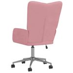 Casa si Gradina - Mobilier - Scaune si fotolii - Fotolii - Fotoliu de relaxare, roz, catifea - Infinity.ro