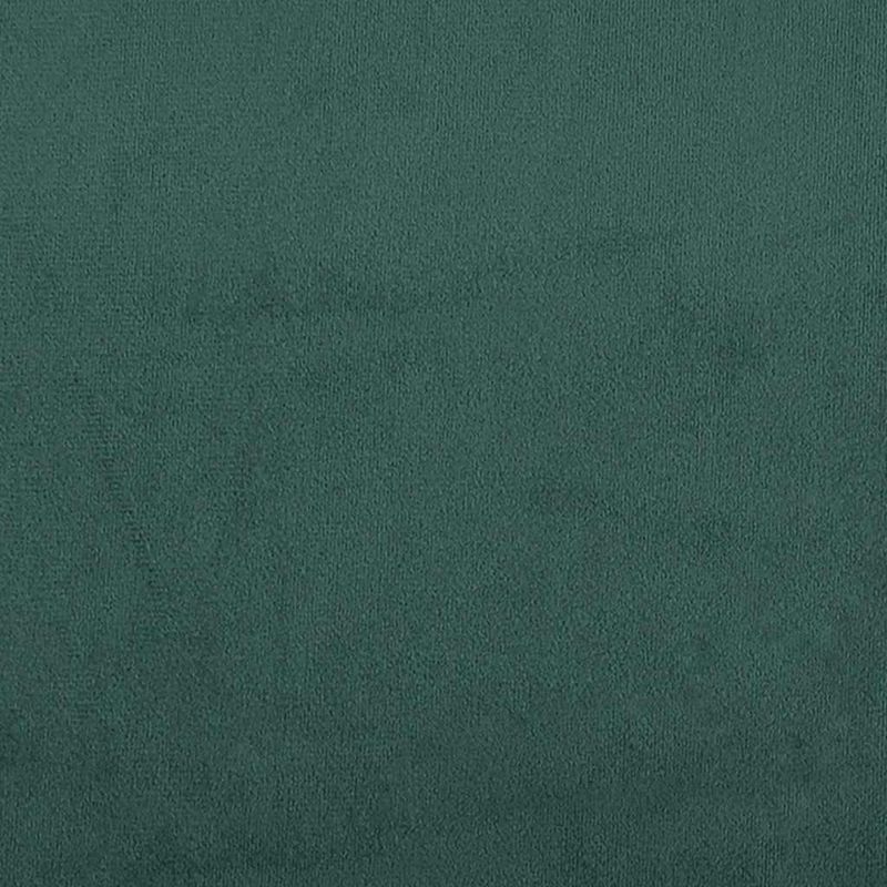 Casa si Gradina - Mobilier - Scaune si fotolii - Fotolii - Fotoliu de relaxare cu taburet, verde inchis, catifea si PVC - Infinity.ro