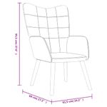 Casa si Gradina - Mobilier - Scaune si fotolii - Fotolii - Fotoliu de relaxare cu taburet, verde inchis, catifea si PVC - Infinity.ro