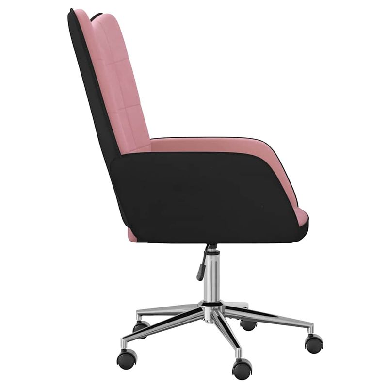 Fotoliu de relaxare, roz, catifea si PVC - Marketplace online Infinity.ro