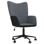 Casa si Gradina - Mobilier - Scaune si fotolii - Fotolii - Fotoliu de relaxare, gri inchis, catifea si PVC - Infinity.ro
