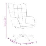 Casa si Gradina - Mobilier - Scaune si fotolii - Fotolii - Fotoliu de relaxare, crem, material textil - Infinity.ro