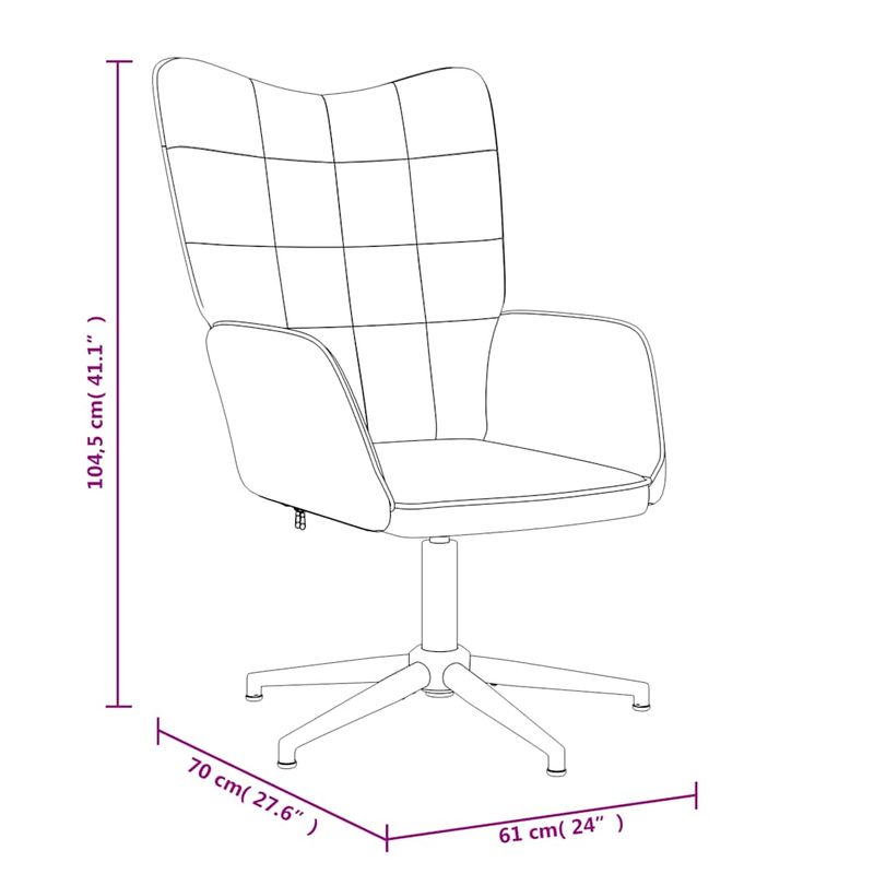 Casa si Gradina - Mobilier - Scaune si fotolii - Fotolii - Fotoliu de relaxare, crem, material textil - Infinity.ro