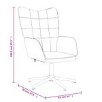 Casa si Gradina - Mobilier - Scaune si fotolii - Fotolii - Fotoliu de relaxare cu taburet, gri deschis, textil - Infinity.ro