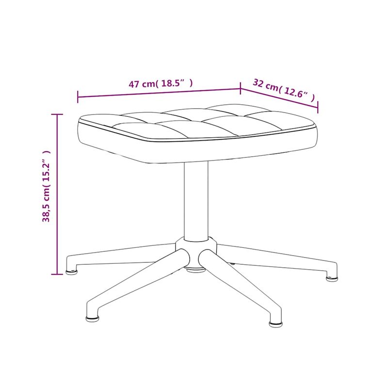 Casa si Gradina - Mobilier - Scaune si fotolii - Fotolii - Fotoliu de relaxare cu taburet, gri deschis, textil - Infinity.ro