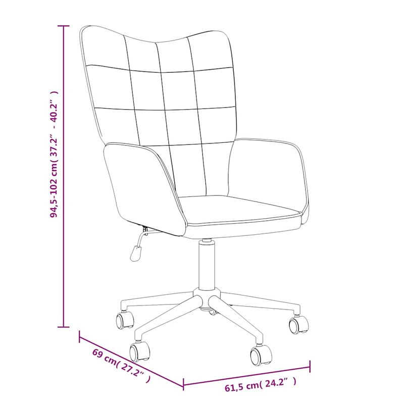 Casa si Gradina - Mobilier - Scaune si fotolii - Fotolii - Fotoliu de relaxare, violet, material textil - Infinity.ro