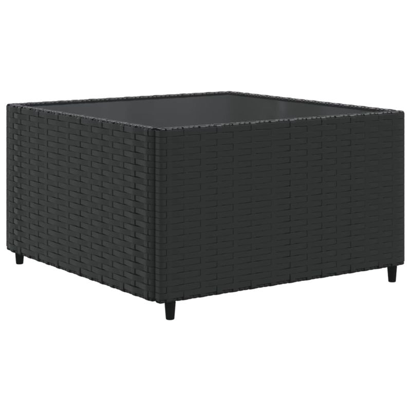 Casa si Gradina - Gradina si terasa - Mobilier exterior - Seturi mobila gradina - Set canapele de gradina cu perne, 10 piese, negru, poliratan - Infinity.ro