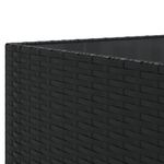 Casa si Gradina - Gradina si terasa - Mobilier exterior - Seturi mobila gradina - Set canapele de gradina cu perne, 10 piese, negru, poliratan - Infinity.ro