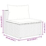 Casa si Gradina - Gradina si terasa - Mobilier exterior - Seturi mobila gradina - Set canapele de gradina cu perne, 10 piese, negru, poliratan - Infinity.ro
