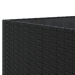Casa si Gradina - Gradina si terasa - Mobilier exterior - Seturi mobila gradina - Set mobilier de gradina cu perne, 8 piese, negru, poliratan - Infinity.ro