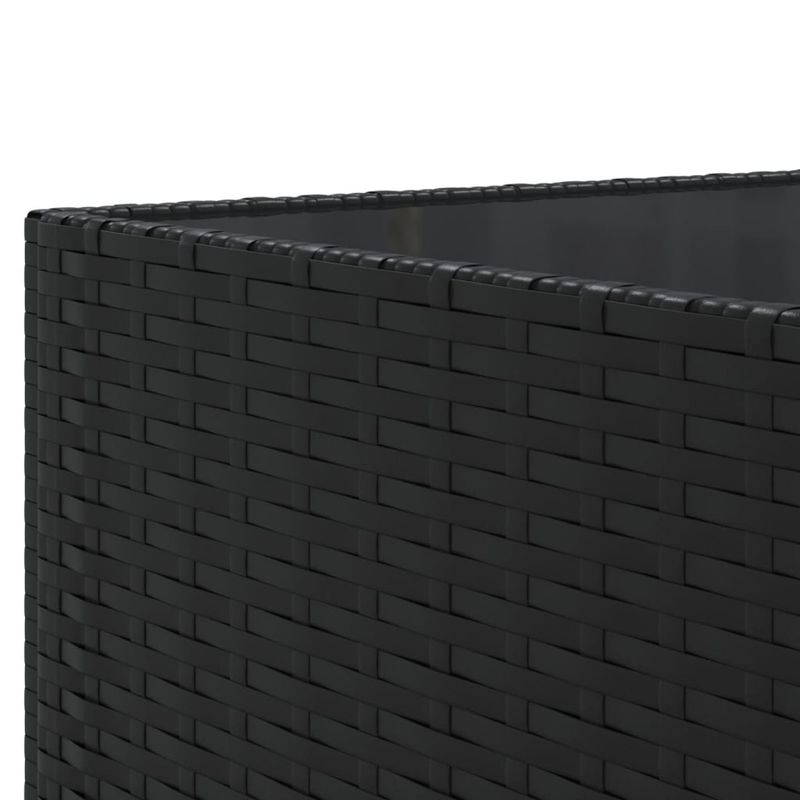 Casa si Gradina - Gradina si terasa - Mobilier exterior - Seturi mobila gradina - Set mobilier de gradina cu perne, 8 piese, negru, poliratan - Infinity.ro