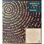 Casa si Gradina - Decoratiuni - DIY - Sabloane decorative pereti - Sablon Perete vopsire, tencuiala model Mandala Holes MXSP7661 marime 395 x 395 mm 0,7 mm - Infinity.ro