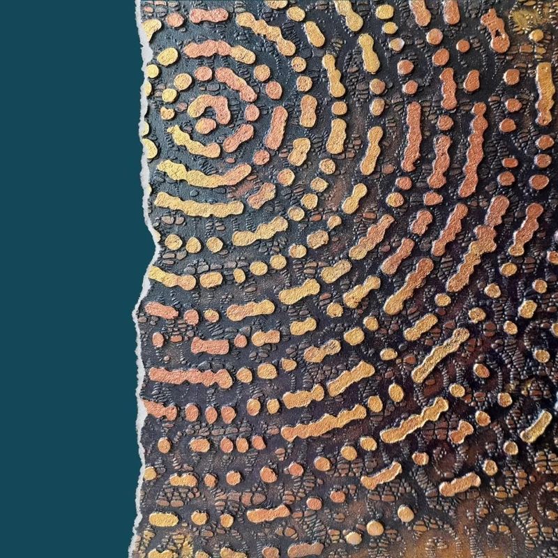 Casa si Gradina - Decoratiuni - DIY - Sabloane decorative pereti - Sablon Perete vopsire, tencuiala model Mandala Holes MXSP7661 marime 395 x 395 mm 0,7 mm - Infinity.ro