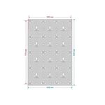 Casa si Gradina - Decoratiuni - DIY - Sabloane decorative pereti - Sablon Perete vopsire, tencuiala model „Fundal”, 400 x600 mm MXSP7663 - Infinity.ro